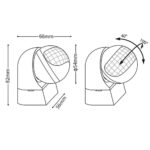 Détecteur de présence humaine extérieur 3
